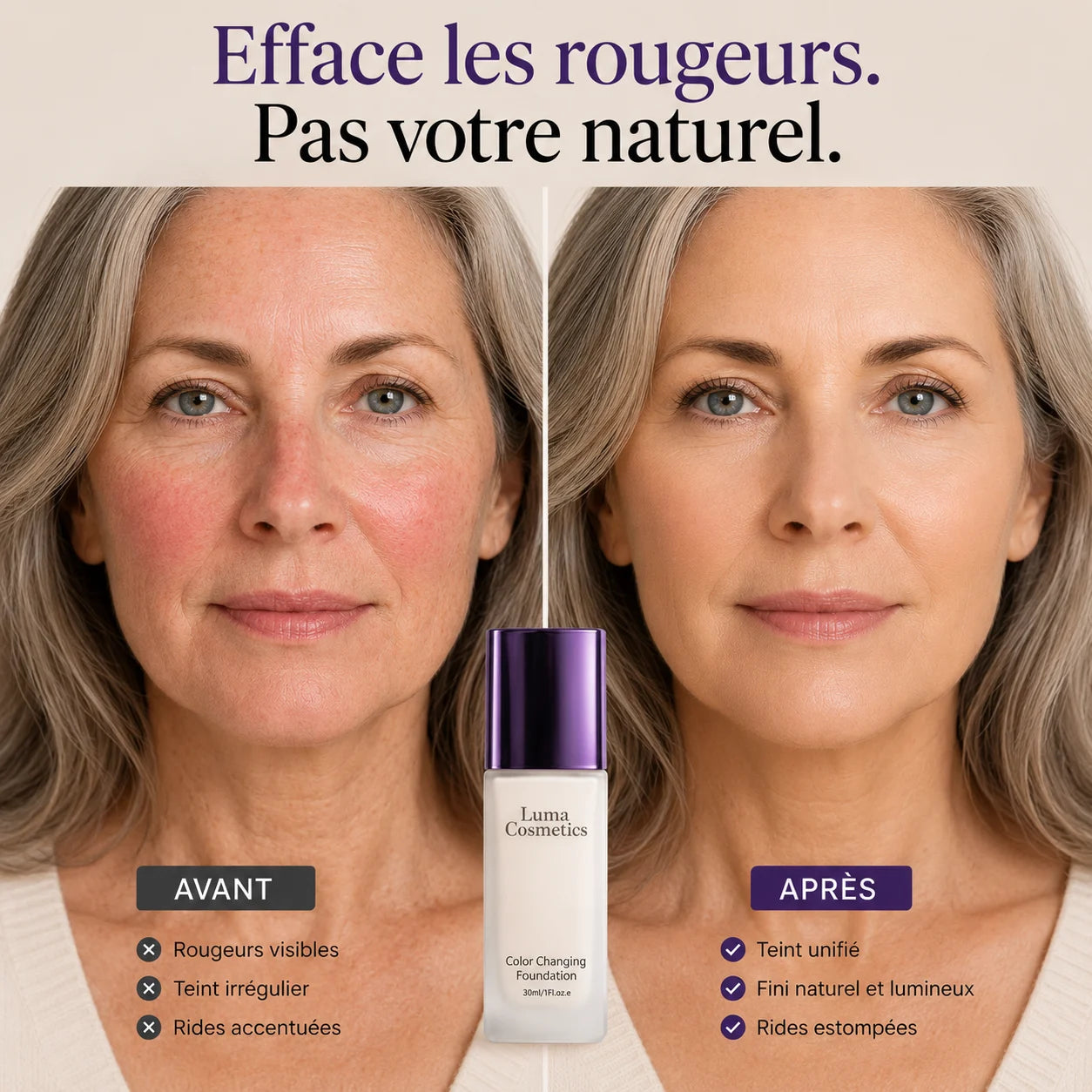 Le fond de teint conçu pour les peaux matures