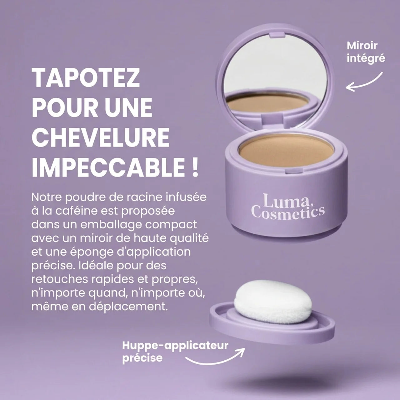 Luma Hair|Poudre Densifiante Cheveux