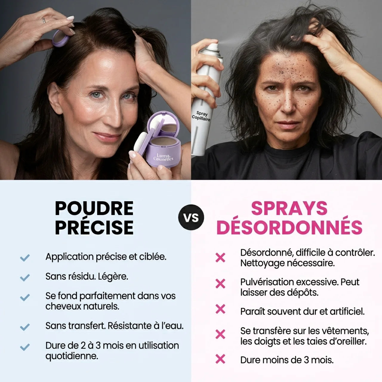 Luma Hair|Poudre Densifiante Cheveux