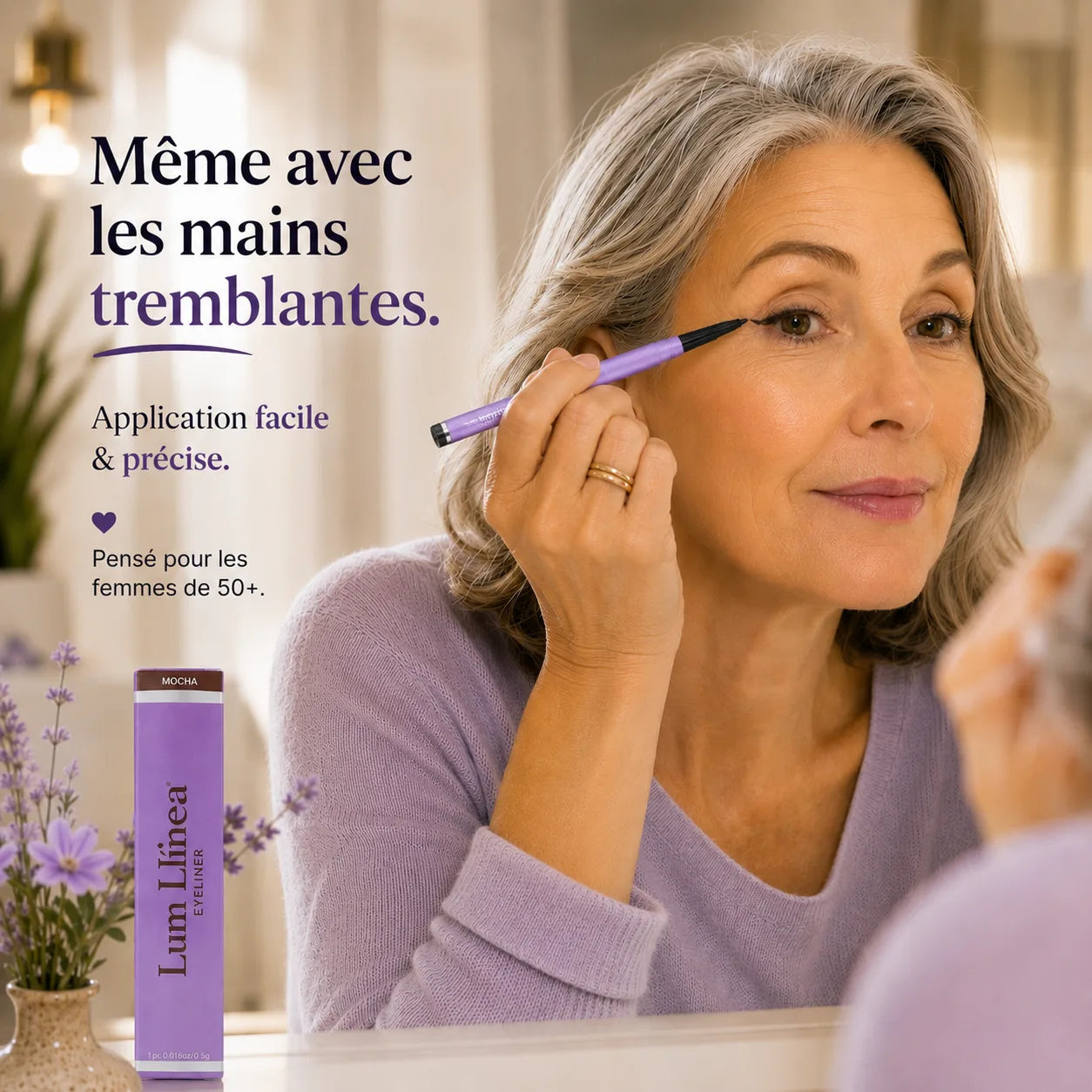 Le premier eyeliner conçu pour les paupières matures