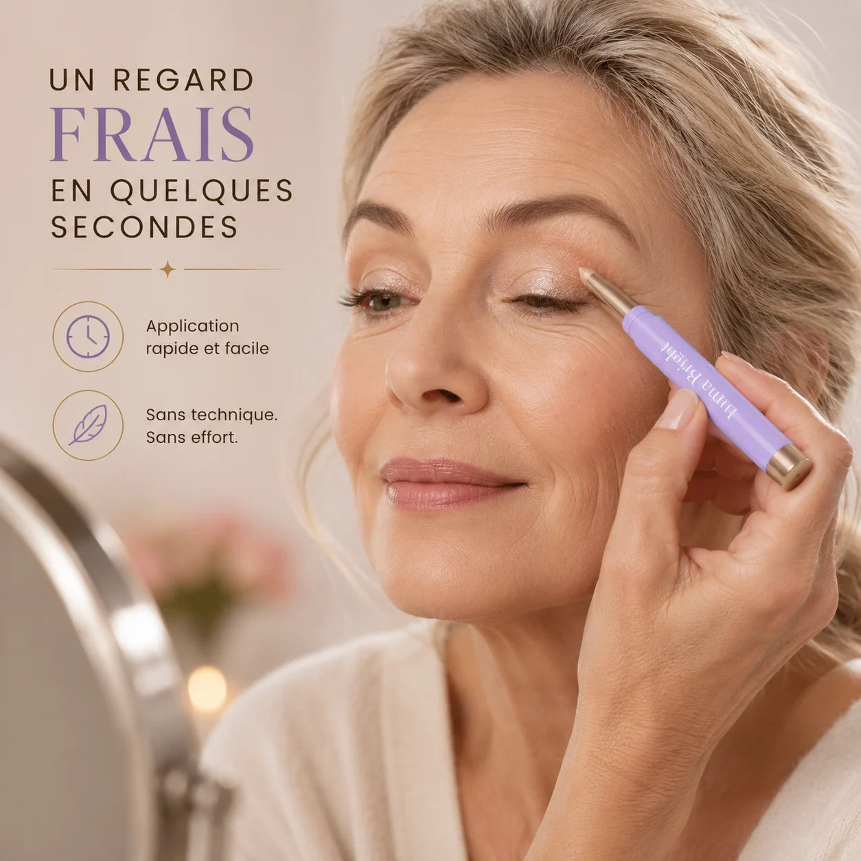Le fard à paupières qui illumine le regard après 50 ans