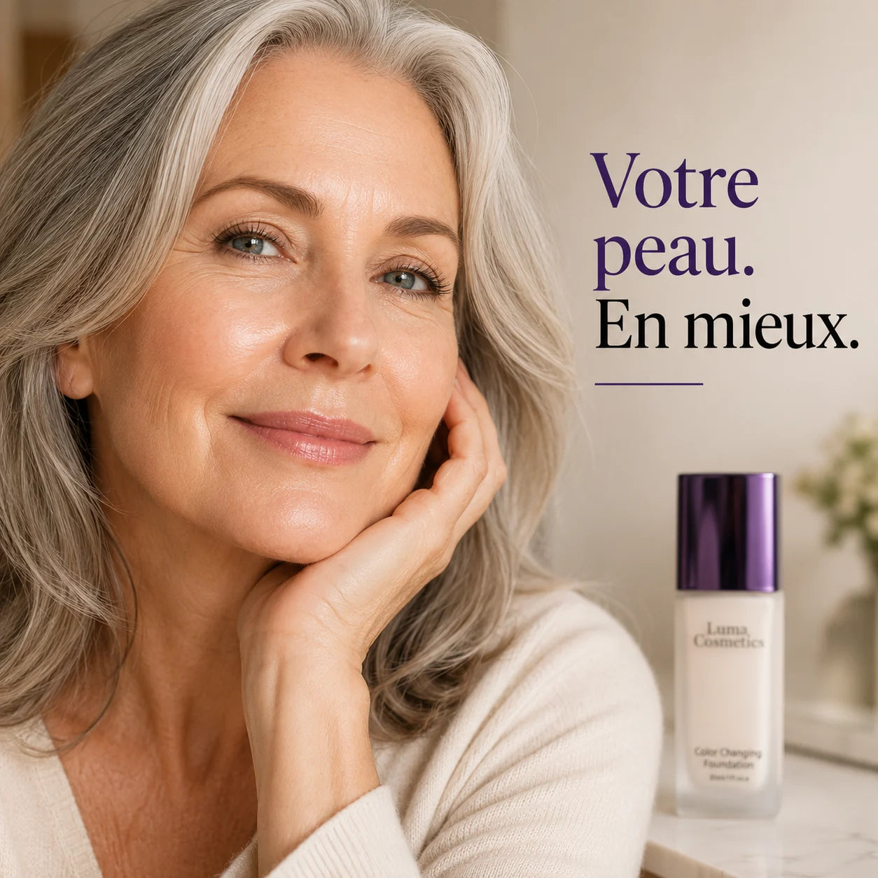 Le fond de teint conçu pour les peaux matures