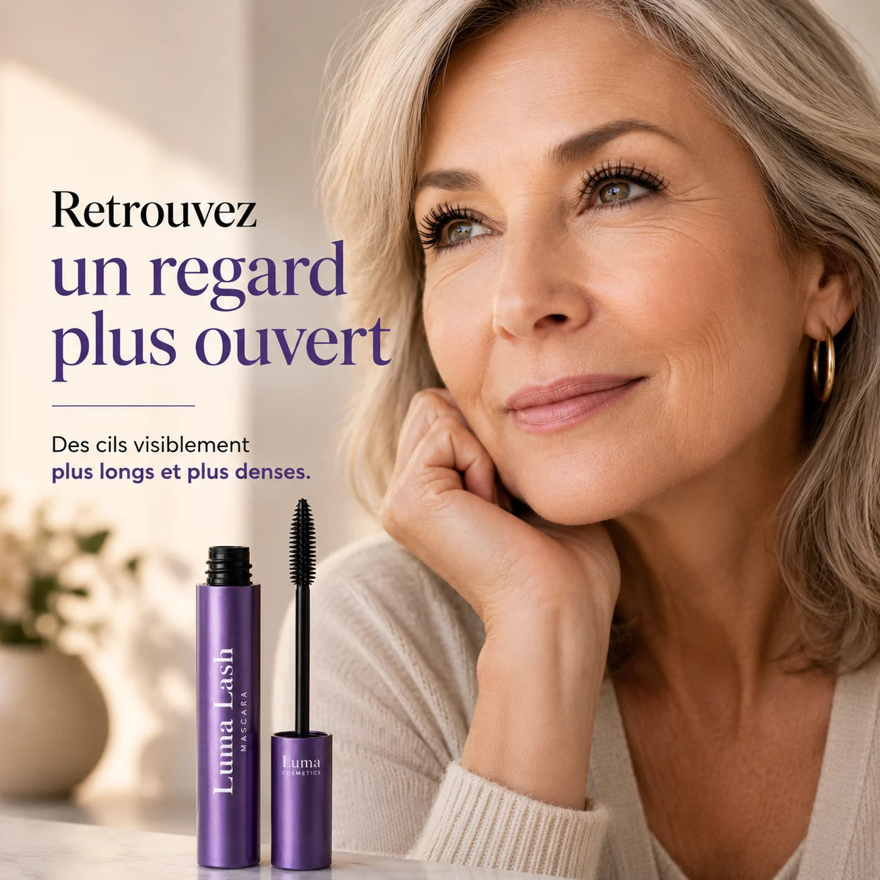 Le mascara conçu pour les cils matures