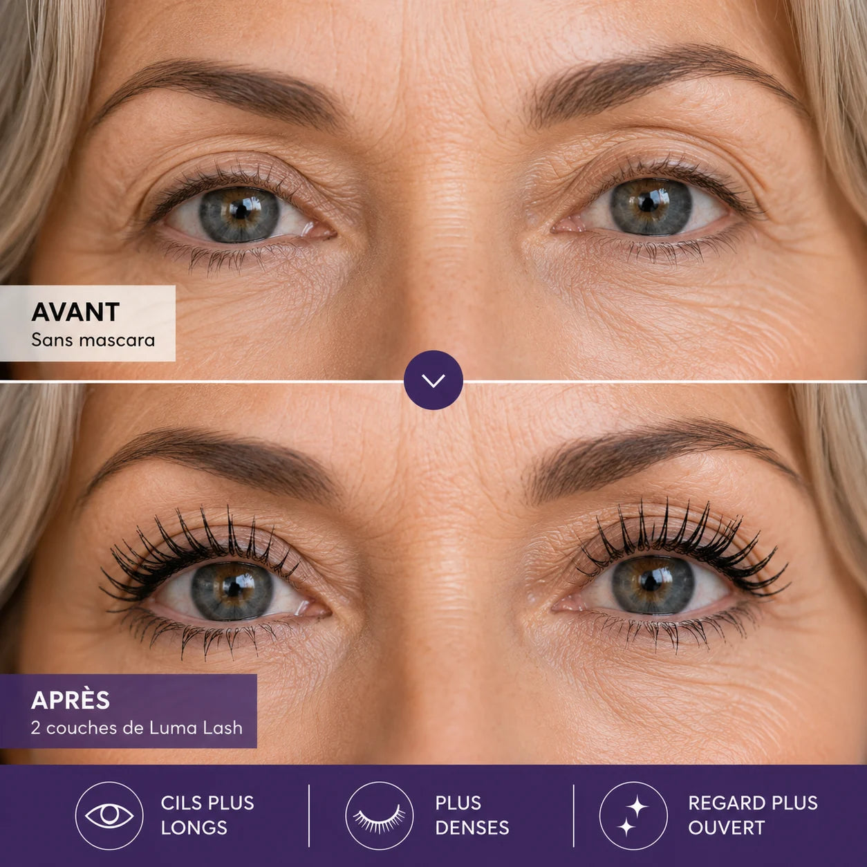 Le mascara conçu pour les cils matures