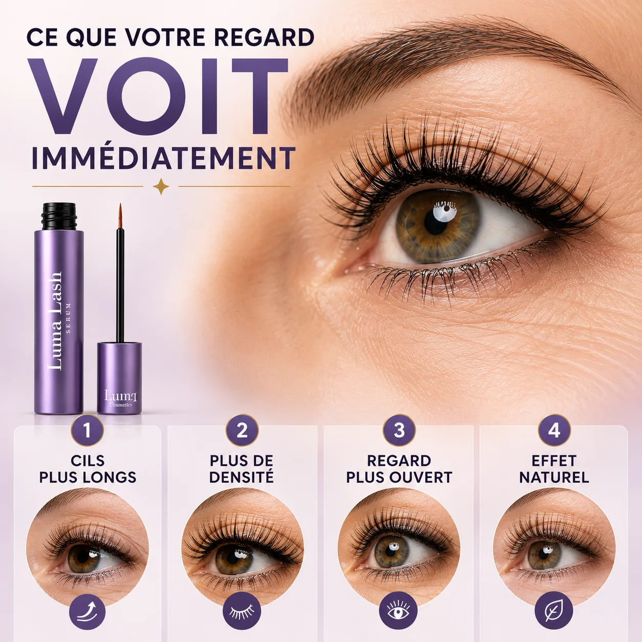 Le sérum qui redonne vie aux cils après 50 ans