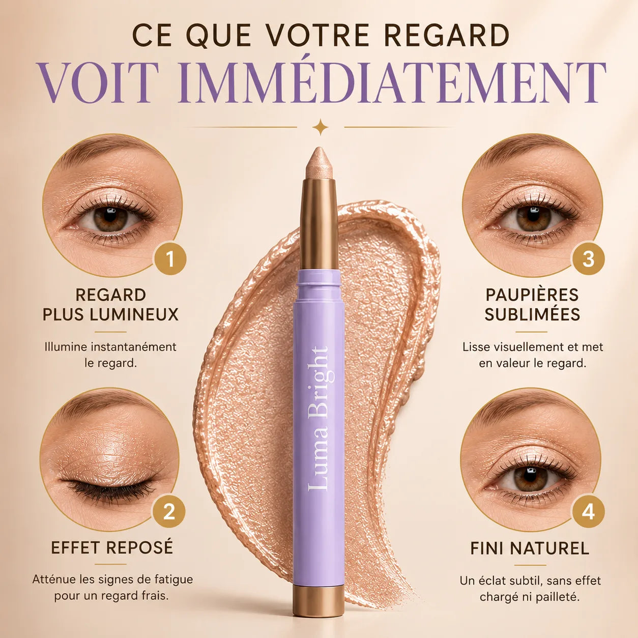 Le fard à paupières qui illumine le regard après 50 ans