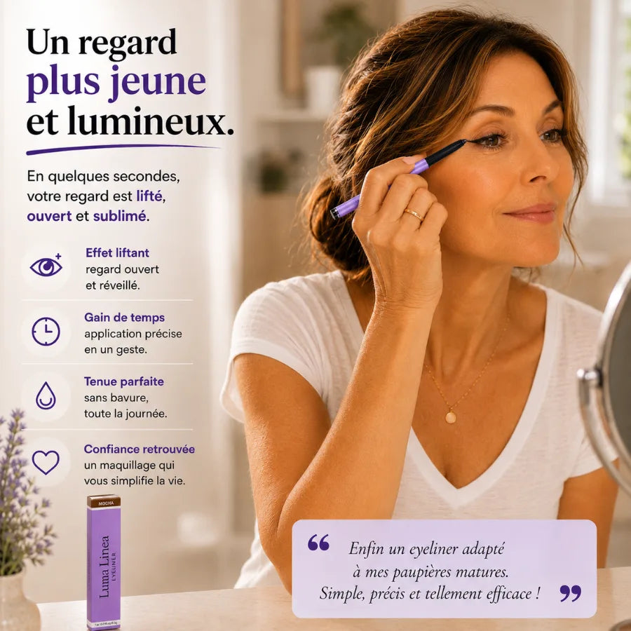 Le premier eyeliner conçu pour les paupières matures