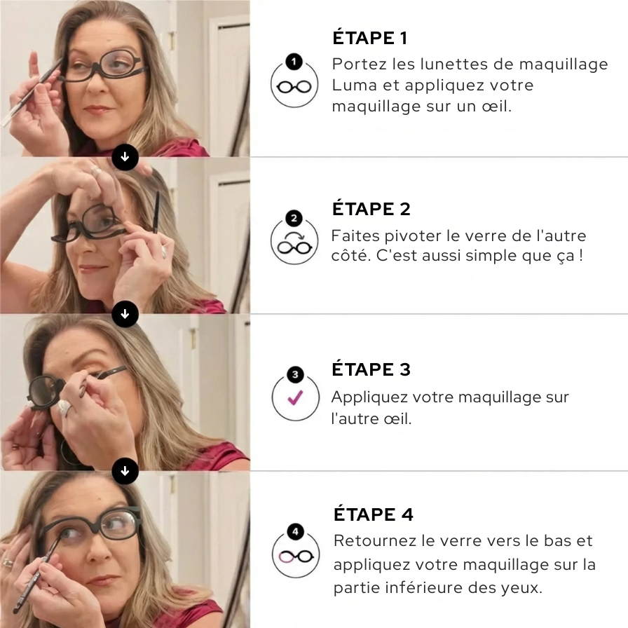 Lunettes de Maquillage Luma